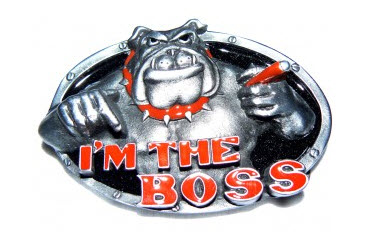 Boss Bulldog Belt Buckle