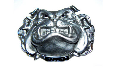 Bullitt Bulldog Belt Buckle