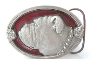 Baby Bulldog Belt Buckle