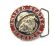 US Marines Mascot Belt Buckle