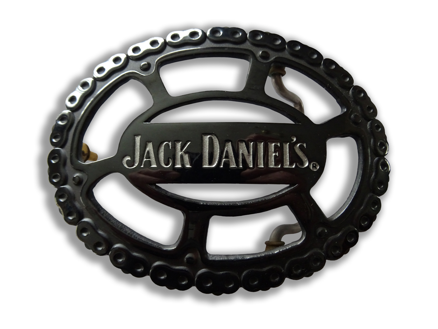 Jack Daniels  Bike Chain Belt Buckle Metallic ON SALE 