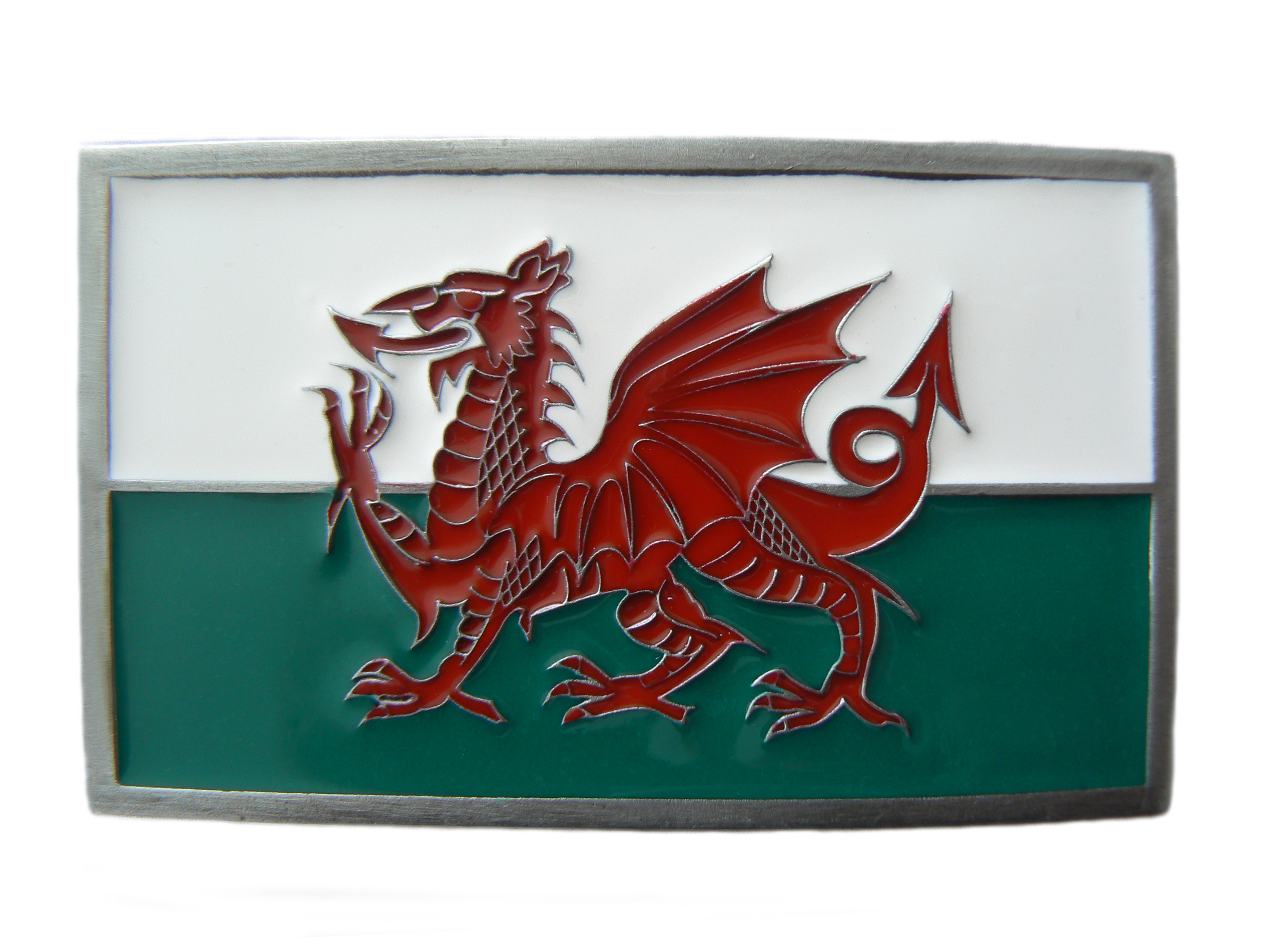 Welsh Patriot Belt Buckle British By Birth Wales Cymru Flag Authentic Product 